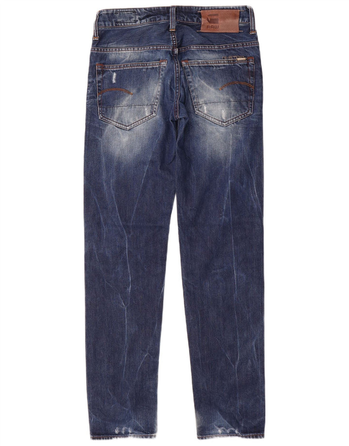 G-Star Herre 3301 Slim Jeans W28 L32 Blå Bomuld