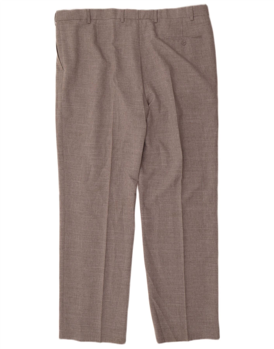 Marks & Spencer Straight Suit Bukser til mænd W42 L33 Grå polyester