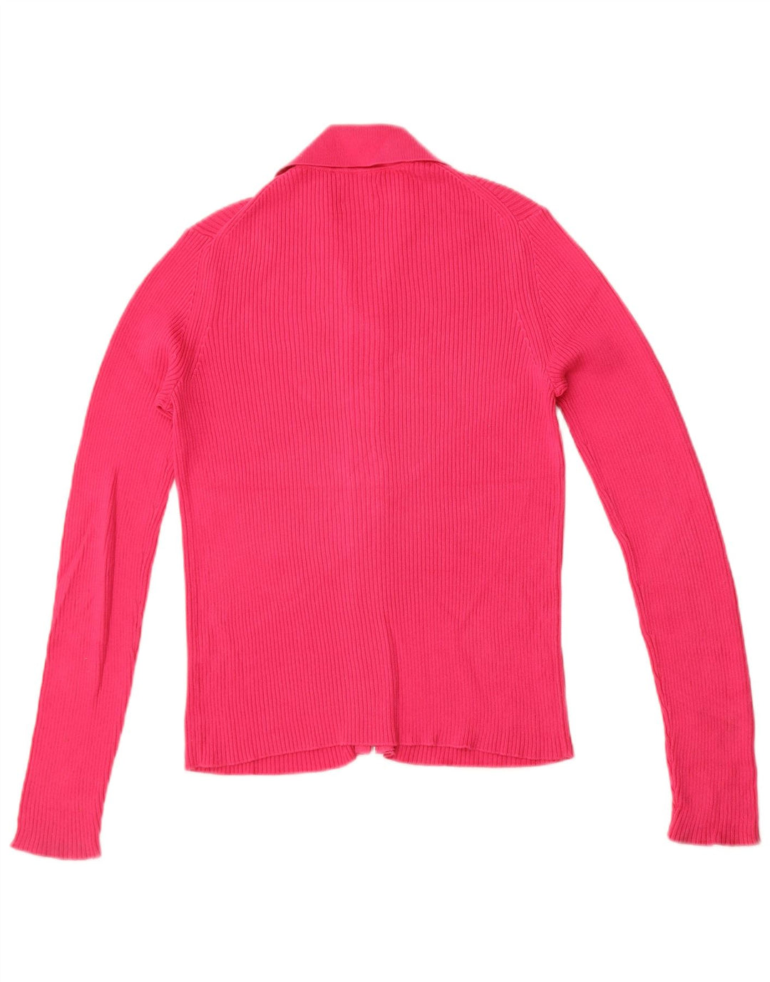 Massimo Dutti Dame Cardigan Sweater UK 12 Medium Pink Bomuld