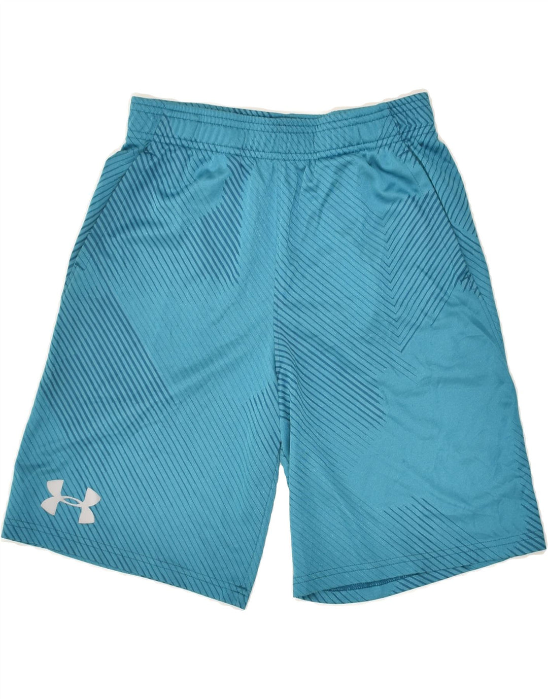 UNDER ARMOUR Drenge sportsshorts 11-12 år Store blåstribede