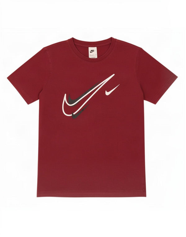 Nike Boys Graphic T-Shirt Top 13-14 Years XL Burgundy Cotton