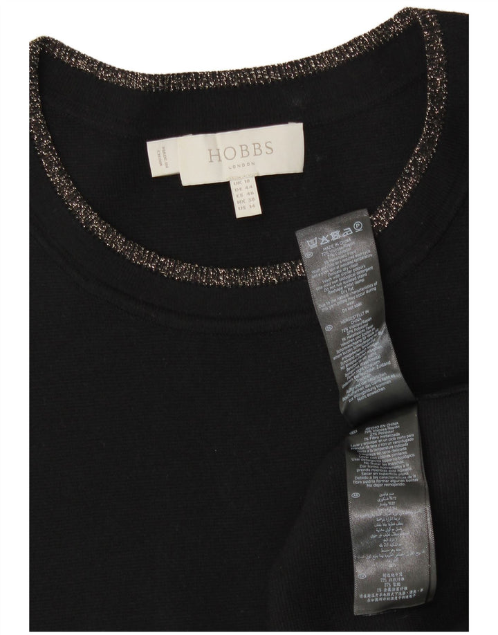 Hobbs Dame Jumper Dress UK 18 XL Sort Viscose