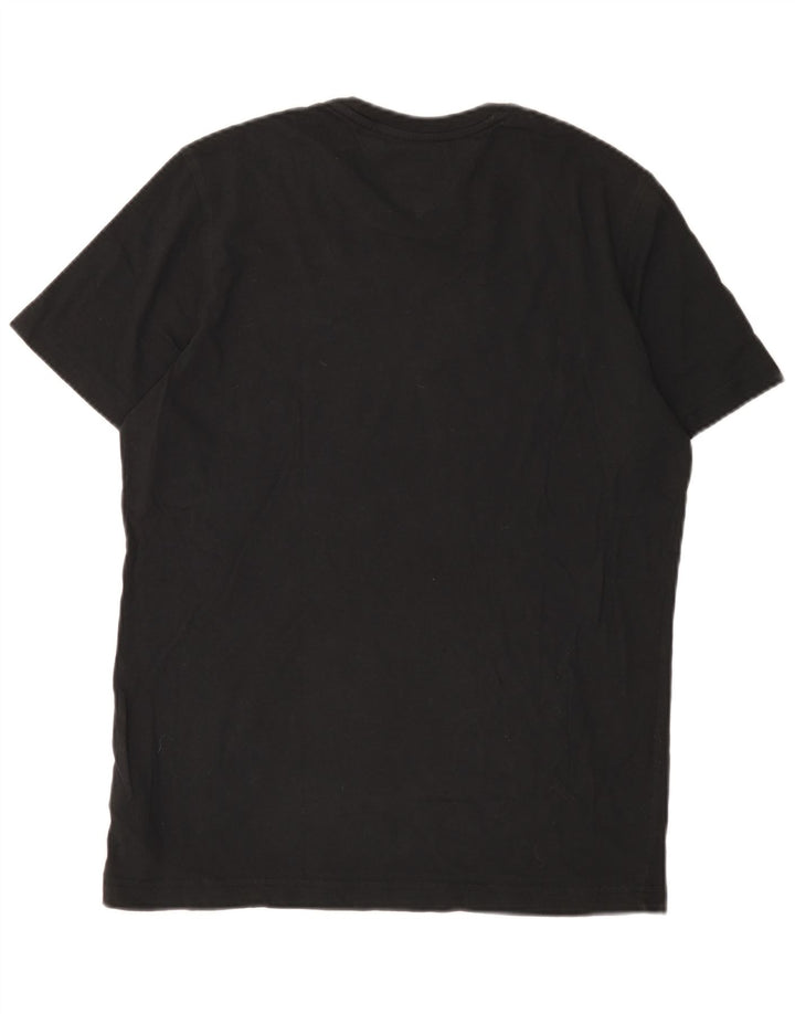Tommy Hilfiger Herre T-Shirt Top Medium Sort Bomuld
