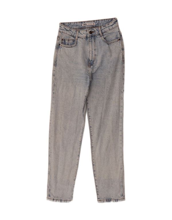 Zara Womens Tapered Jeans EU 34 2XS W24 L28 Blå
