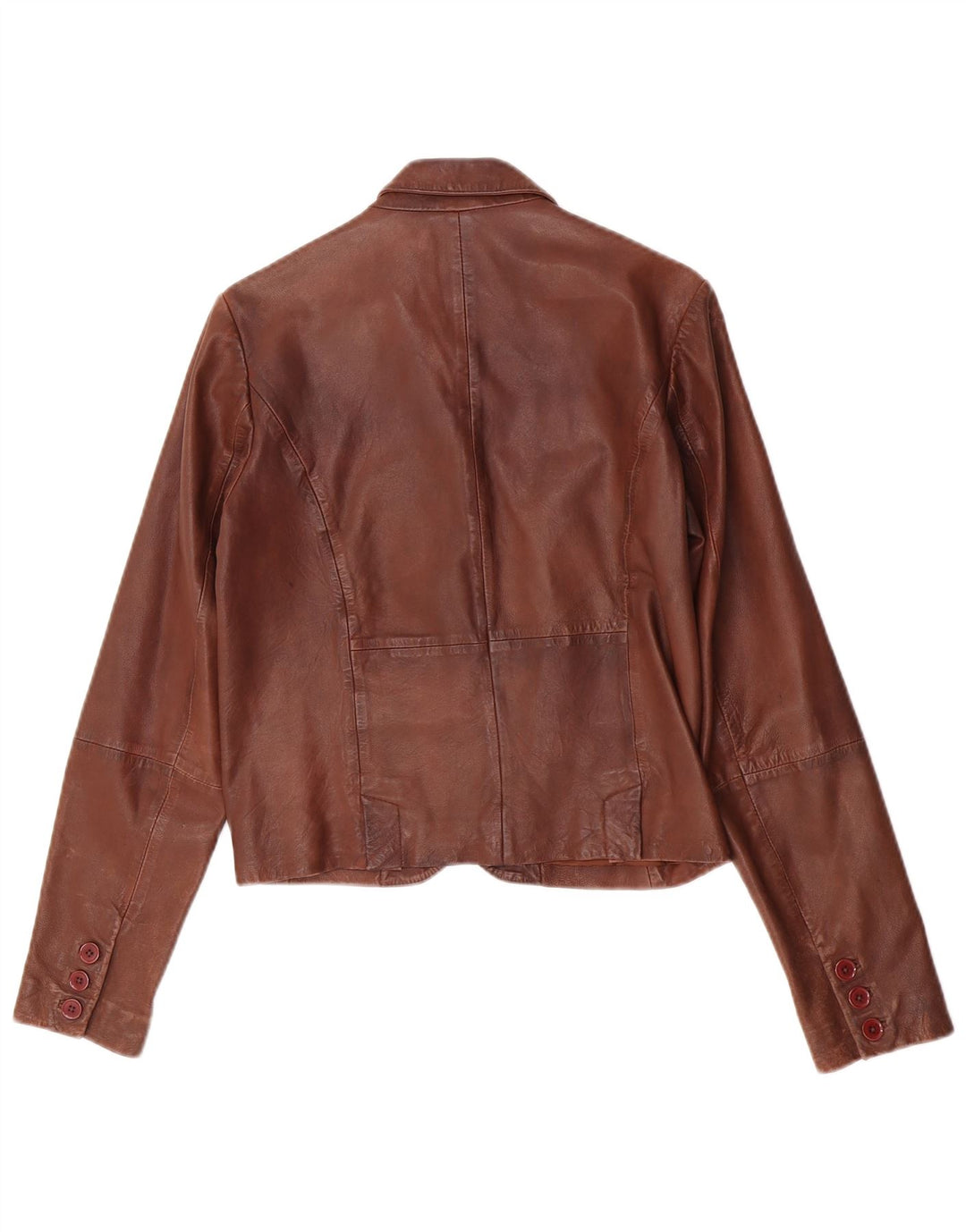 Mason's Dame 3-knaps læder blazerjakke IT 42 Medium Brun