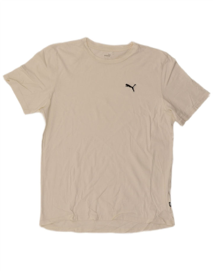 Puma Herre T-Shirt Top Stor Hvid