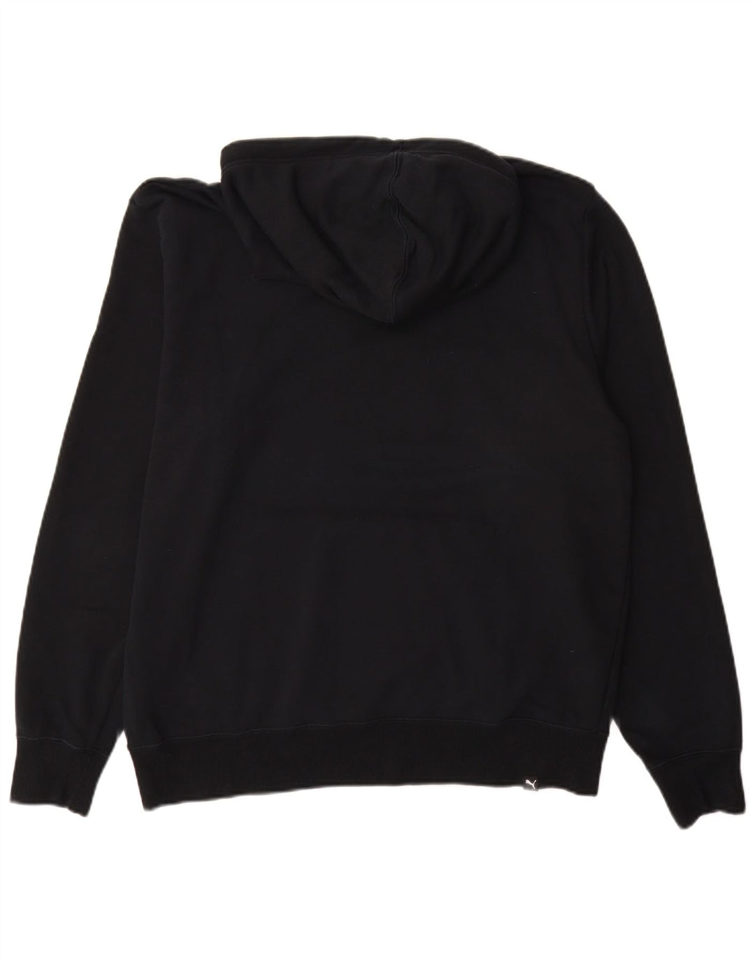 PUMA Grafisk hættetrøje til mænd Stor Sort Colourblock Bomuld