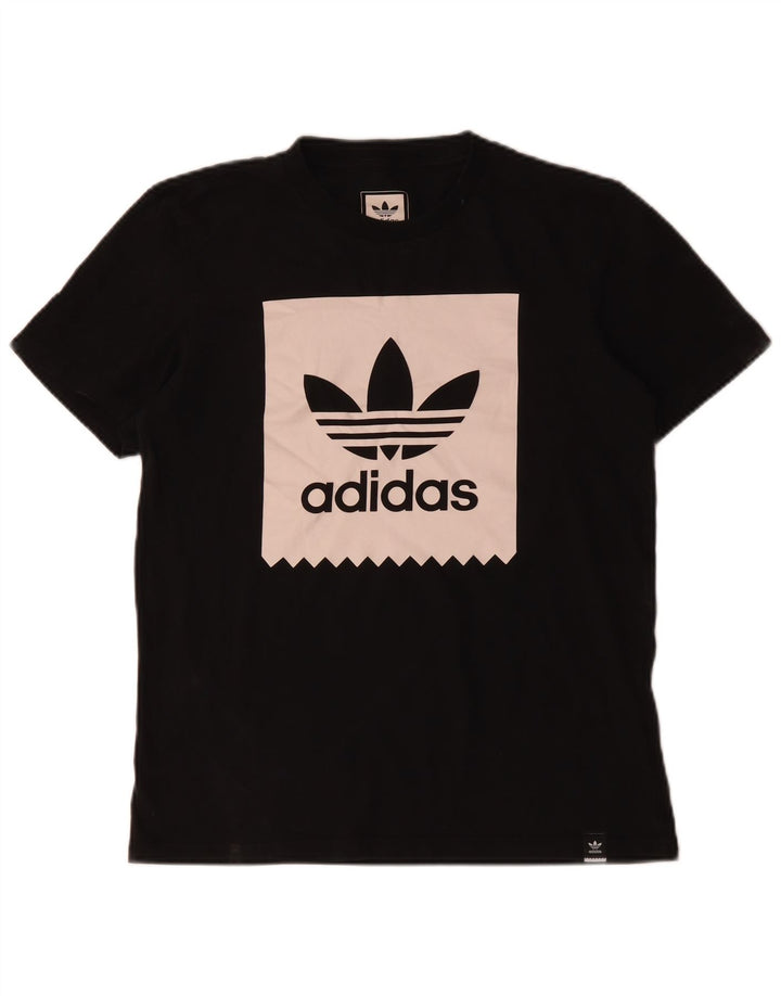 Adidas Herre grafisk T-shirt top lille sort bomuld