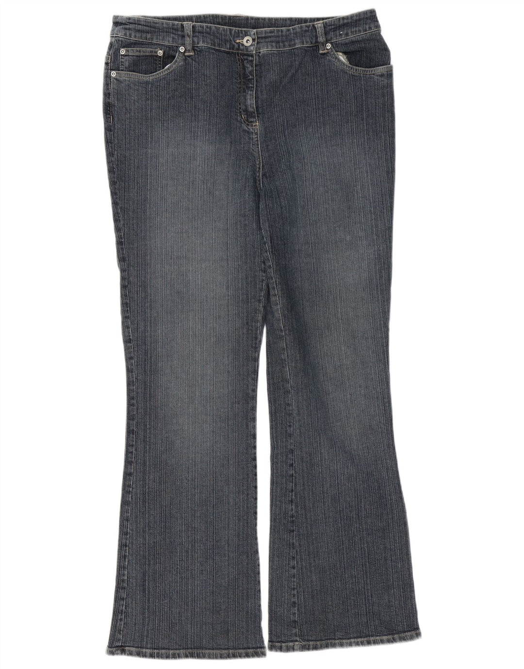 WALLIS Dame Bootcut Jeans UK 16 Large W38 L32 Blue Cotton