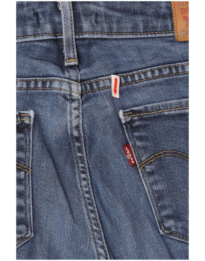 Levi's Dame 712 Slim Jeans W28 L32 Blå Lyocell