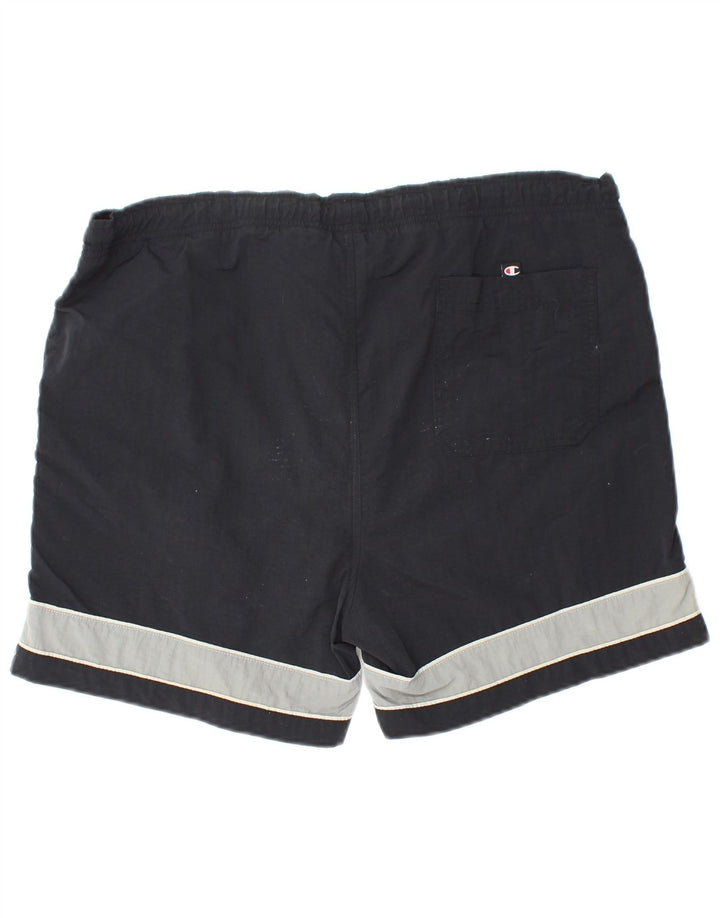 CHAMPION Sportsshorts til mænd Large Black Colourblock Polyamid