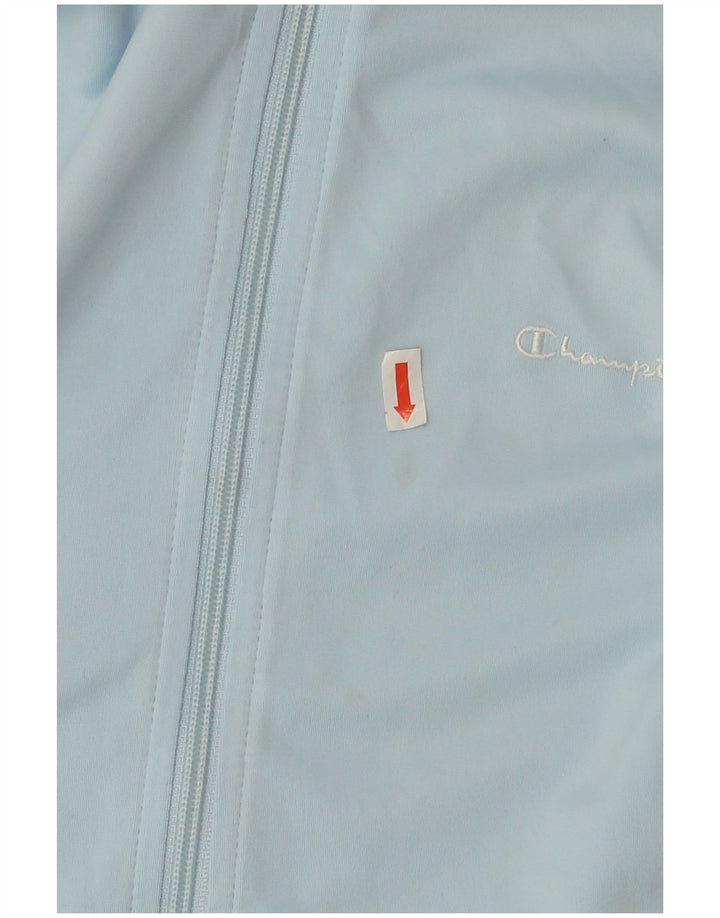 Champion Womens træningsdragt Topjakke UK 14 Large Blue Colourblock Polyester