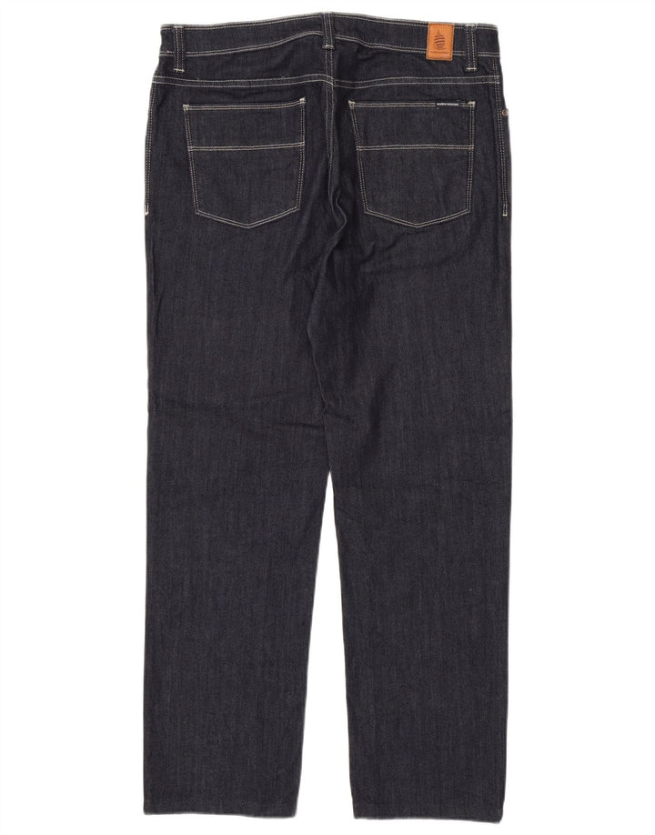 MARINA YACHTING Straight jeans til mænd W36 L29 Marineblå bomuld