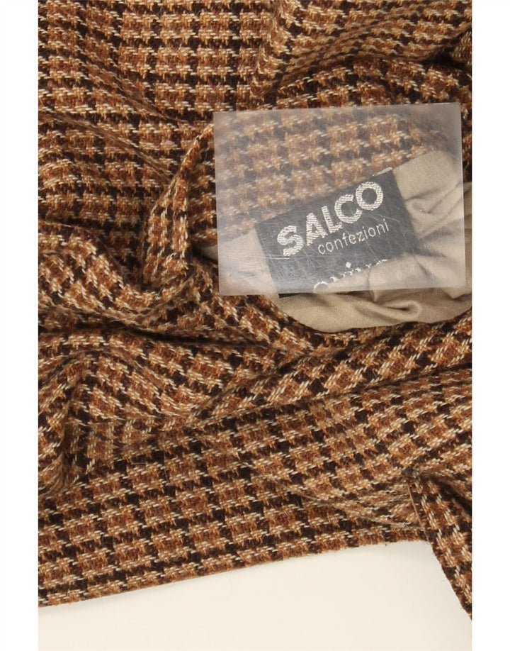Salco Womens Reversible Trench Coat UK 14 Medium Khaki Polyester