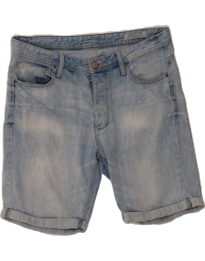 JACK & JONES Mens Denim Shorts W36 Large Blue Vintage Jack & Jones and Second-Hand Jack & Jones from Messina Hembry 