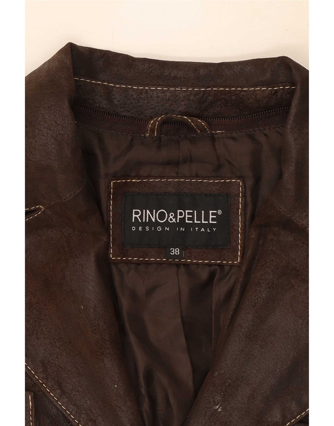 Rino&Pelle Dame Læderjakke IT 38 XS Brun