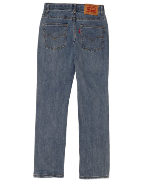 LEVI'S Boys 511 Distressed Slim Jeans 11-12 år W26 L27 Blue Cotton