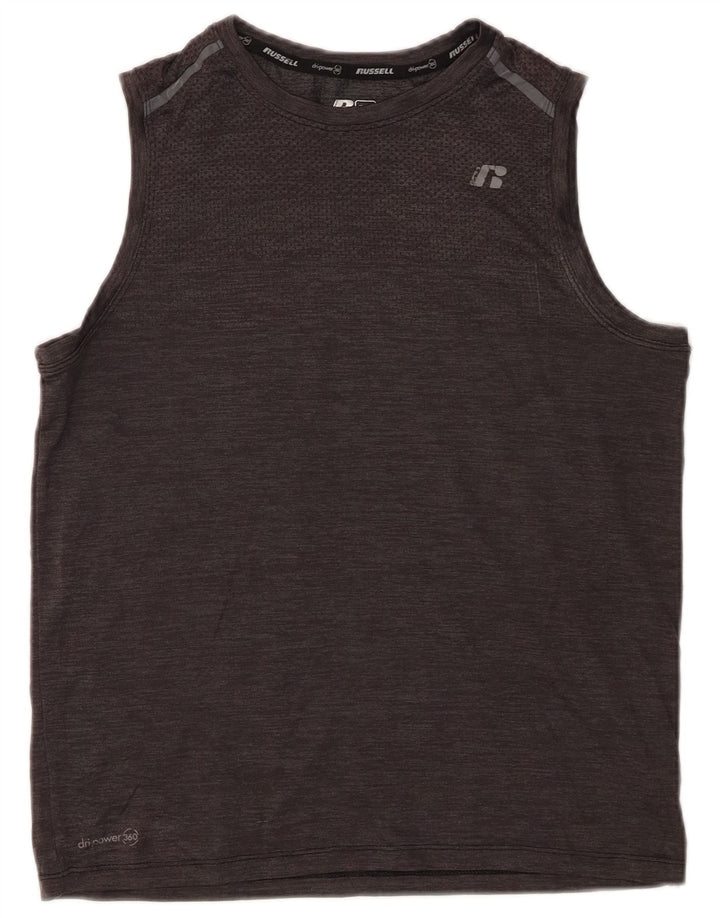 Russell Athletic Boys Vest Top 14-15 år XL Grå Nylon