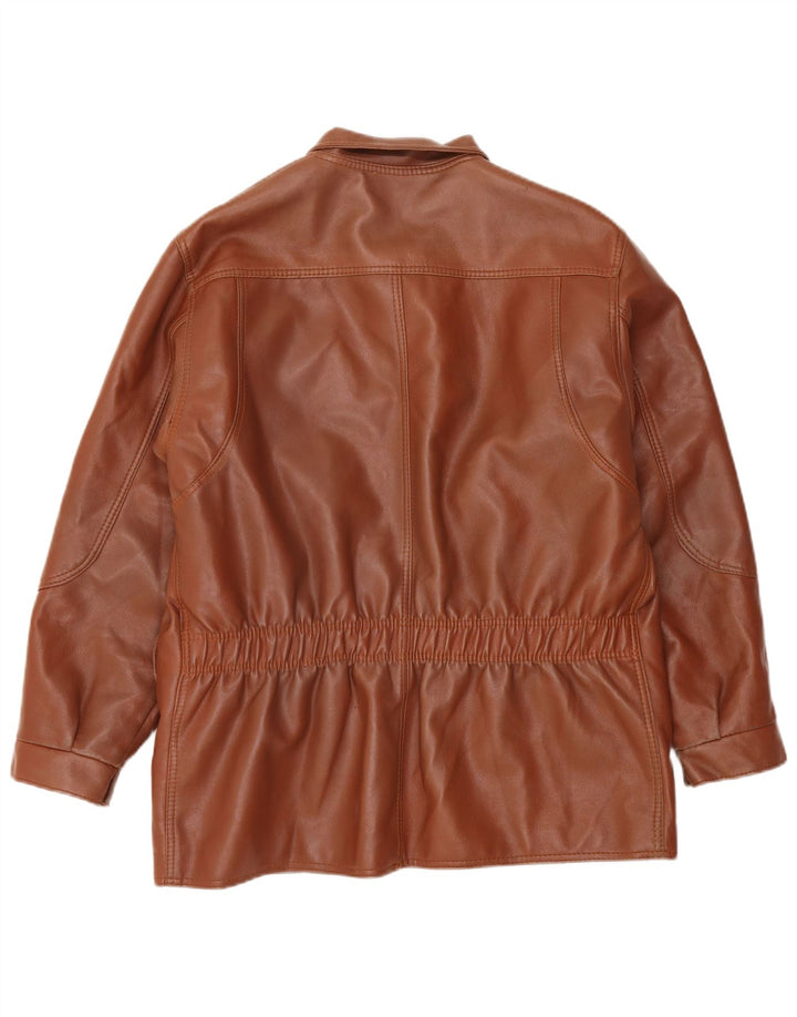 Vintage herre læderjakke UK 38 Medium Brown