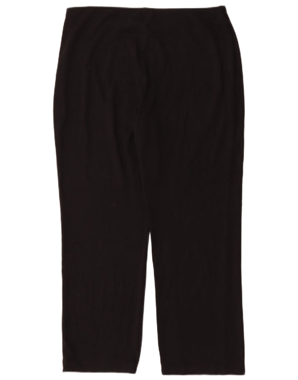 Marks & Spencer Lige fritidsbukser til kvinder UK 16 Large W32 L30 Sort