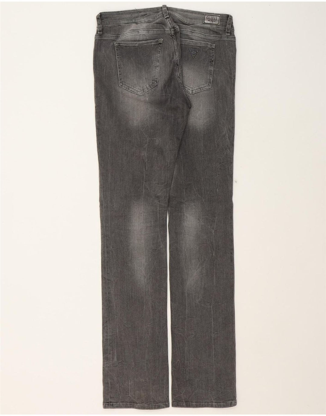 GUESS Womens Straight Jeans W30 L34 Grey Vintage Guess and Second-Hand Guess from Messina Hembry 