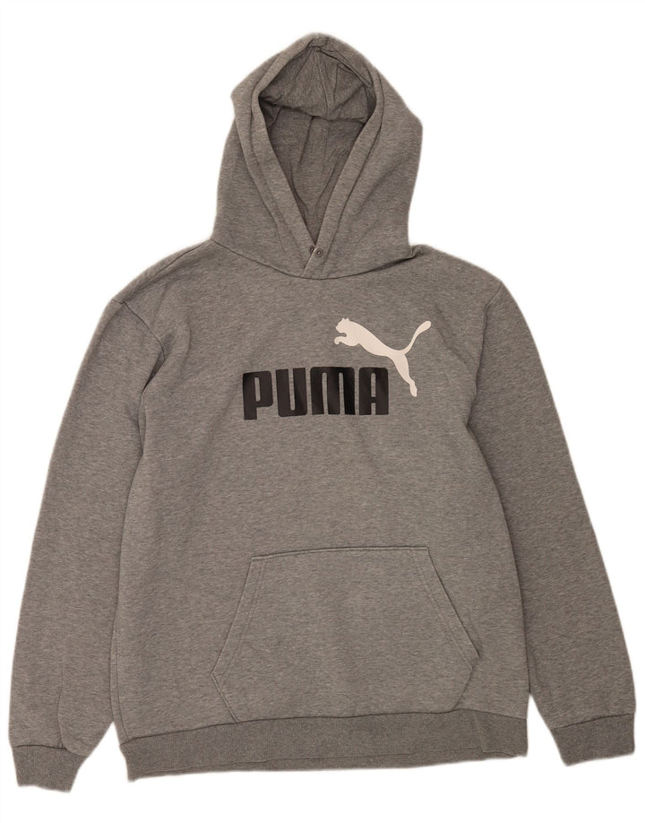 Puma Grafisk hættetrøje til mænd, stor grå