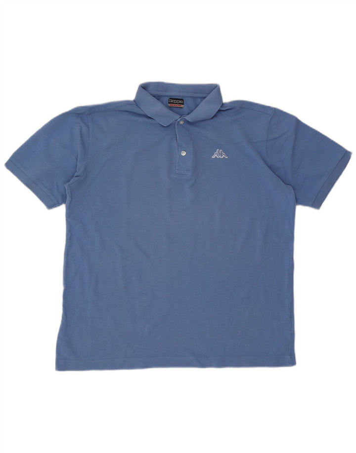 Kappa herre poloshirt Medium blå bomuld