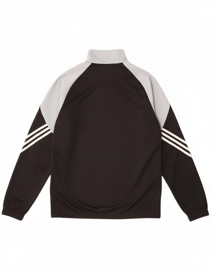 Adidas Herre Climalite Pullover Træningsdragt Top Medium Sort Colourblock