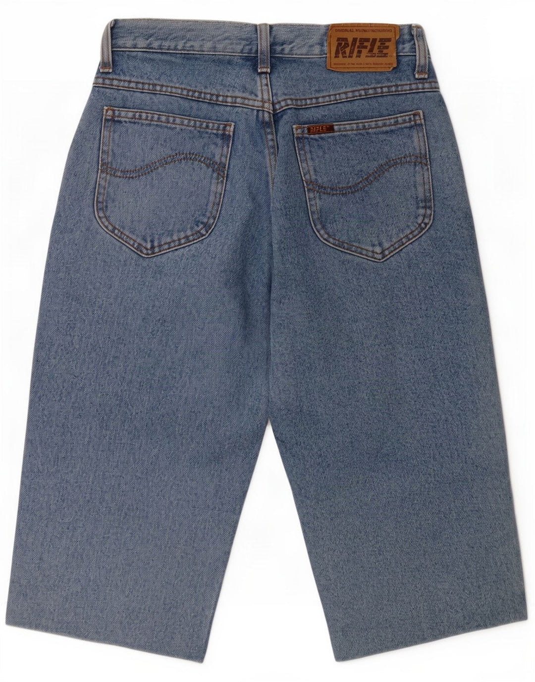 Rifle Herre Denim Shorts Små W29 Blå Bomuld