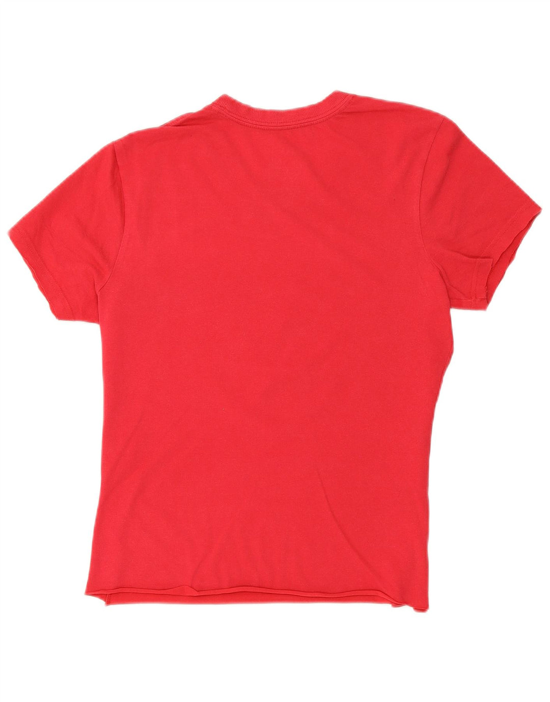 Nike Dame Dri Fit Grafisk T-Shirt Top UK 12/14 Medium Rød
