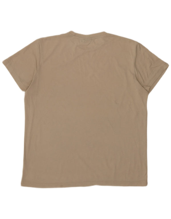 LOTTO Herre Grafisk T-Shirt Top XL Beige