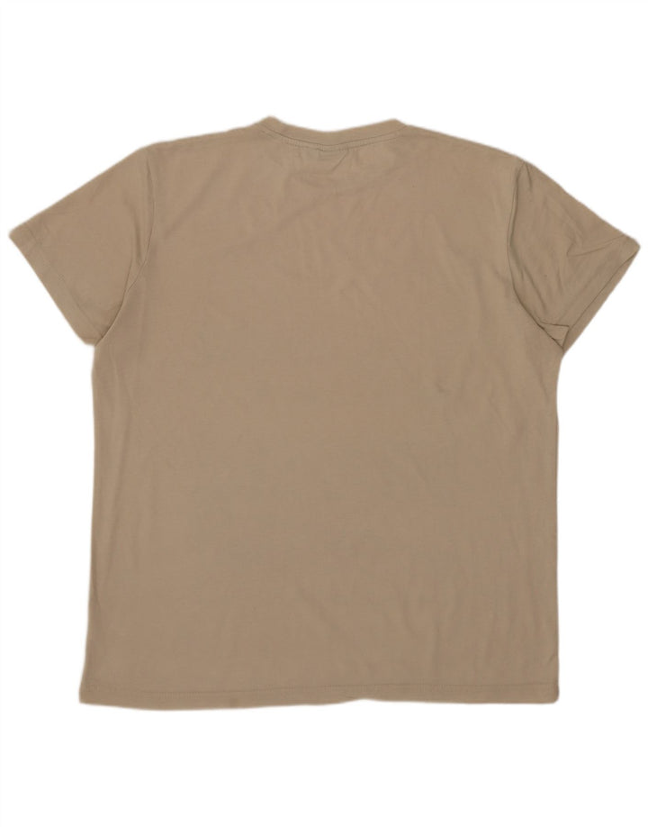 LOTTO Herre Grafisk T-Shirt Top XL Beige