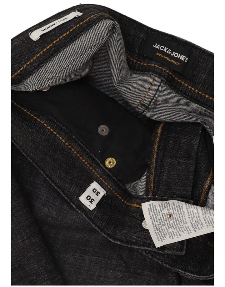 Jack & Jones Herre Liam Skinny Jeans W30 L30 Grå Bomuld