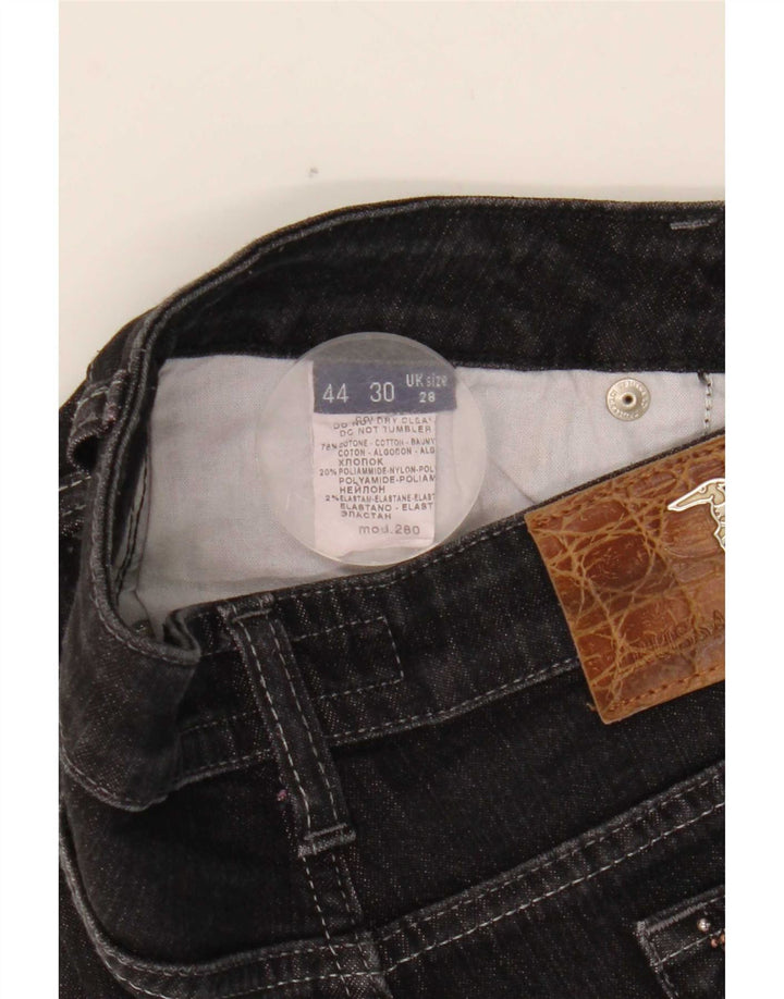 Trussardi lige jeans til kvinder W28 L29 sort bomuld