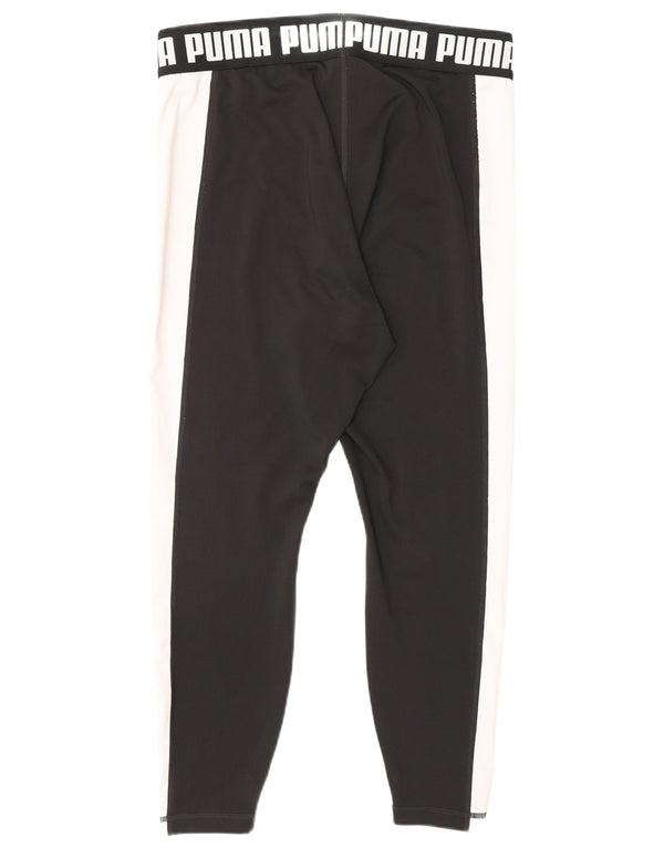 Puma Graphic Leggings til kvinder UK 16 Large Black Polyester Sports