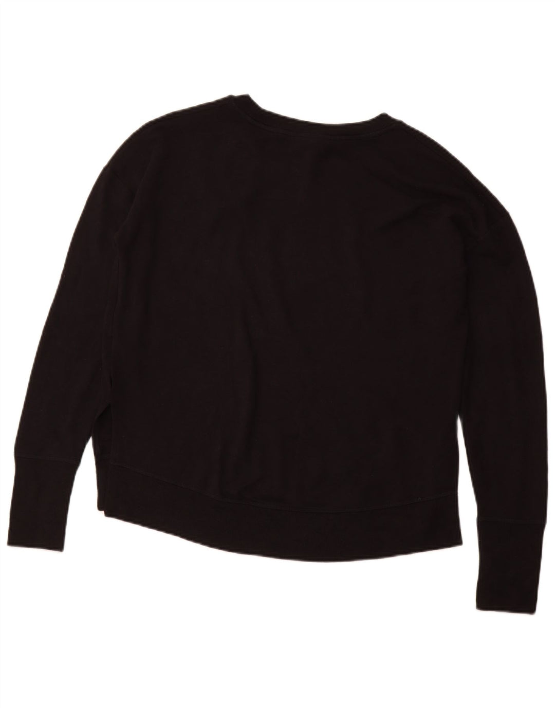 ATHLETA Dame Loose Fit Sweatshirt Jumper dk 10 Small Black Modal