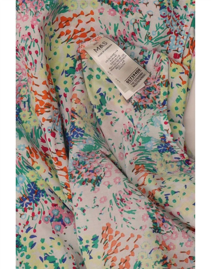 Marks & Spencer Dame Maxikjole UK 14 Large Multicolored Floral