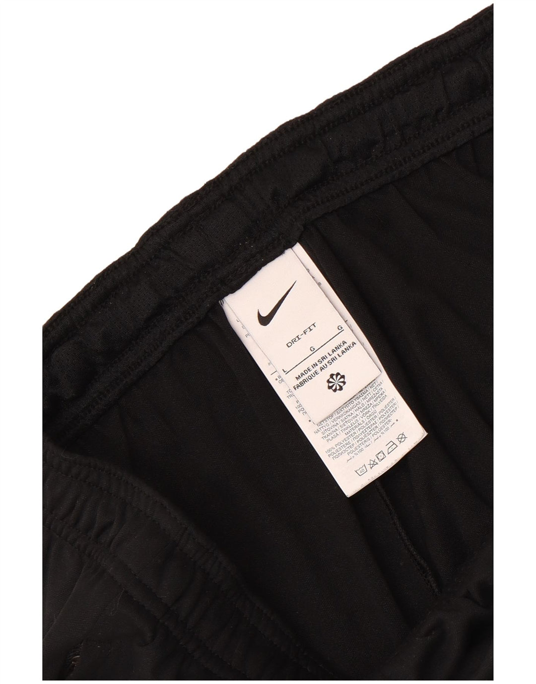 Nike Herre Dri Fit træningsdragt Bukser Large Black Colourblock Polyester