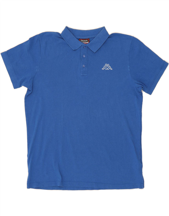 KAPPA Mens Polo Shirt XL Blue Cotton Vintage Kappa and Second-Hand Kappa from Messina Hembry 