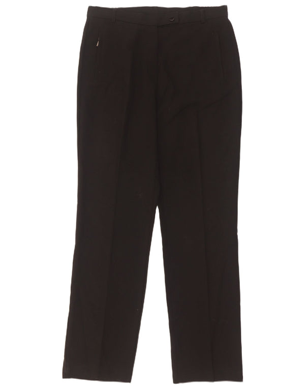 Marks & Spencer Damebukser med høj talje jakkesæt UK 12 Medium W32 L31 Sort