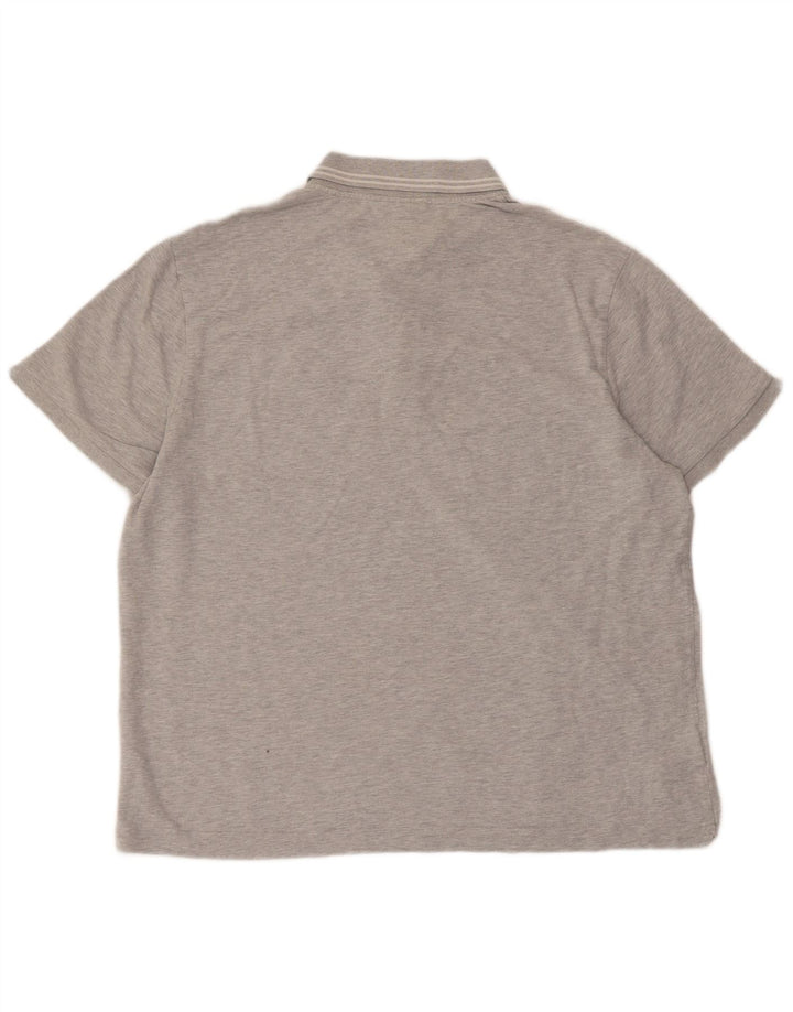 Lacoste Herre Polo Shirt Str. 7 2XL Grå Bomuld