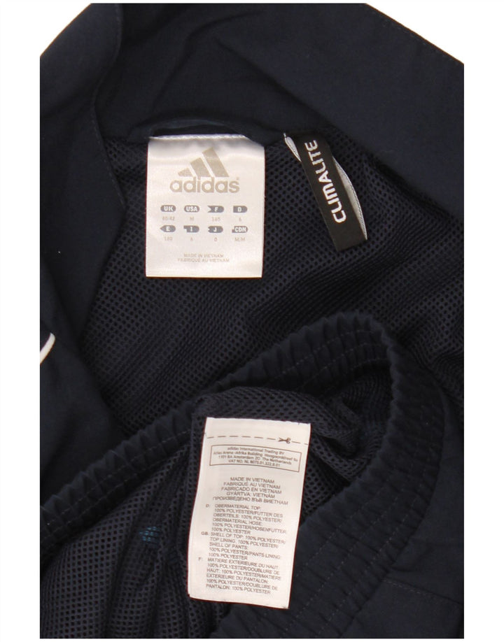 Adidas Herre Climalite Træningsdragt Topjakke UK 40/42 Medium Navy Blue