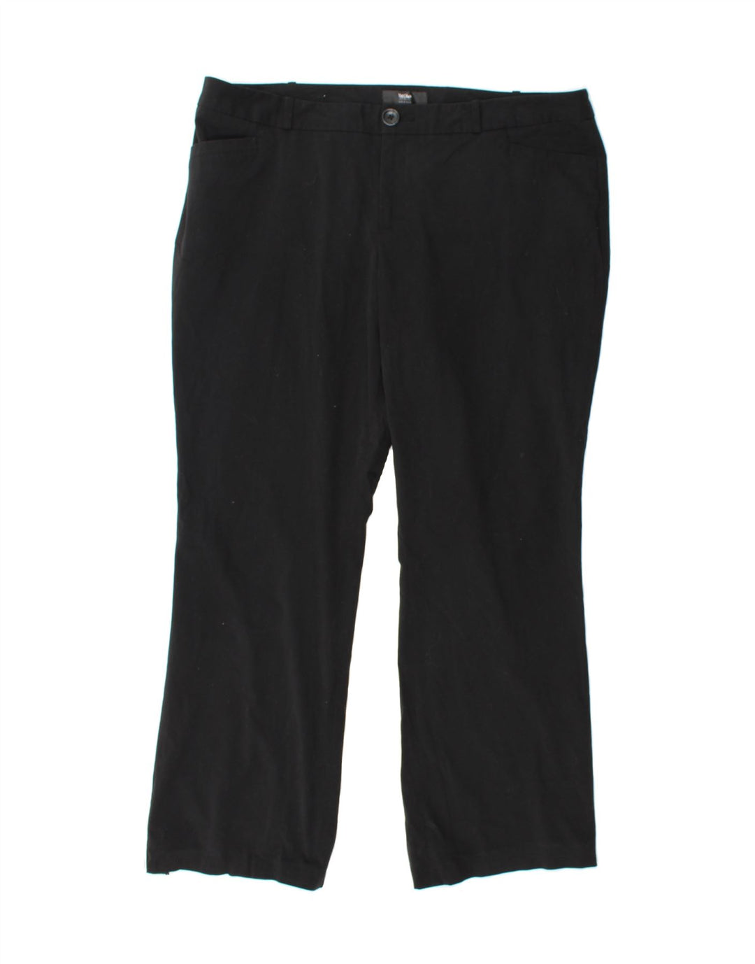 MOSSIMO Womens Straight Casual Trousers US 16 2XL W40 L30 Black Polyester Vintage Mossimo and Second-Hand Mossimo from Messina Hembry 