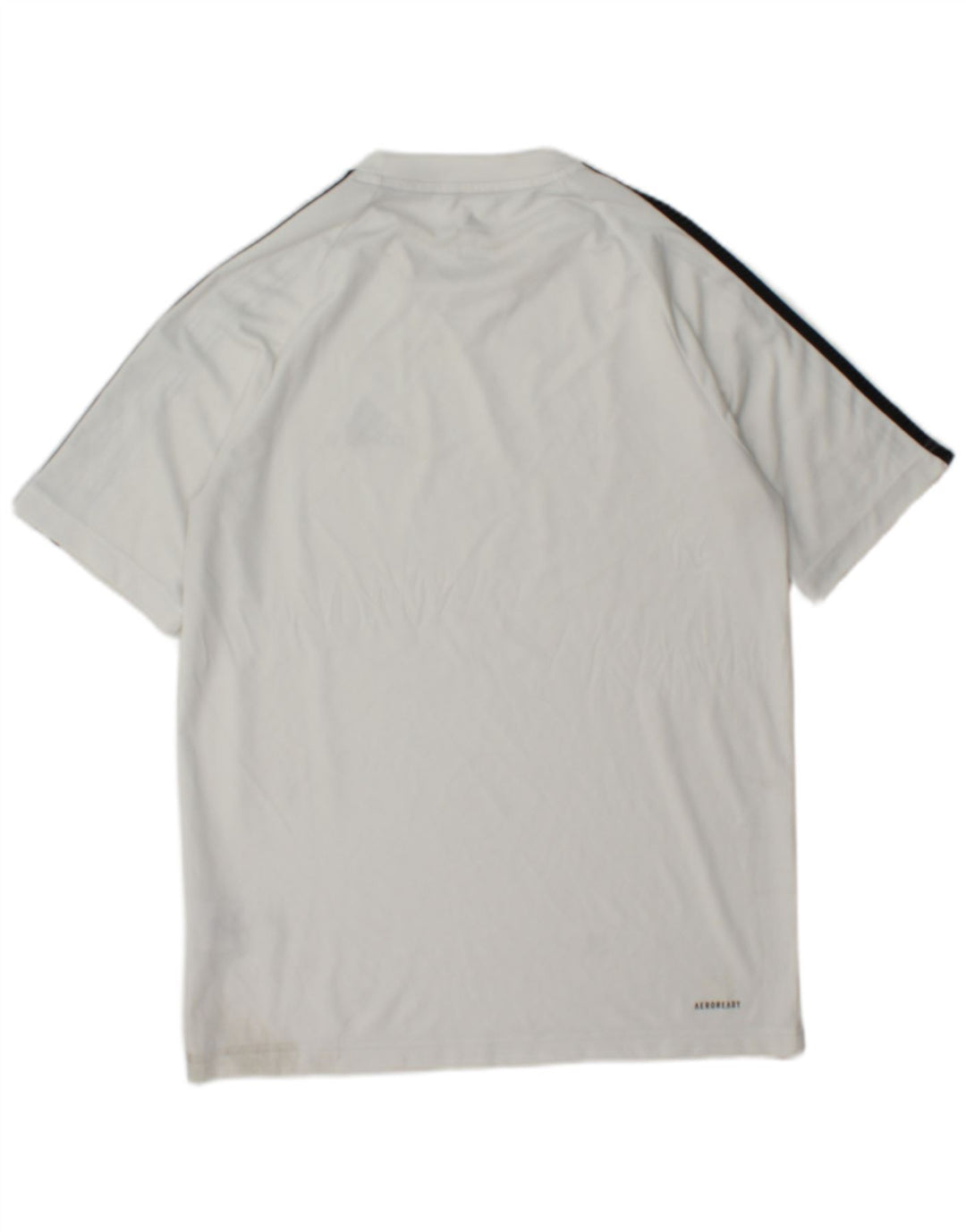 Adidas Herre Aeroready T-Shirt Top Lille hvid Colourblock Polyester