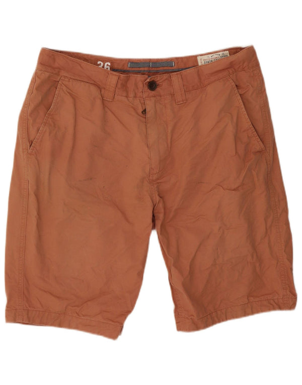 Fat Face Herre Chino Shorts W36 Large Orange Bomuld
