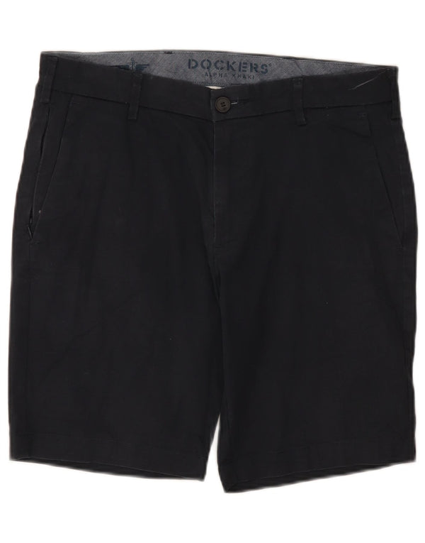 Dockers Herre Chino Shorts W31 Medium Sort Bomuld