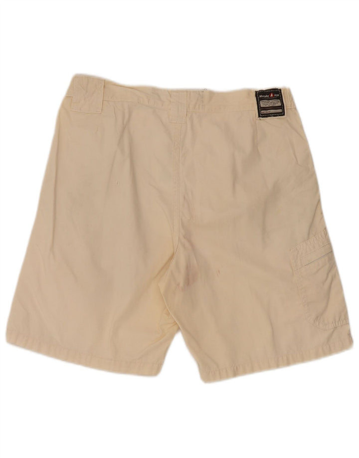 Murphy & Nye Herre Cargo Shorts W33 Medium Off White Bomuld