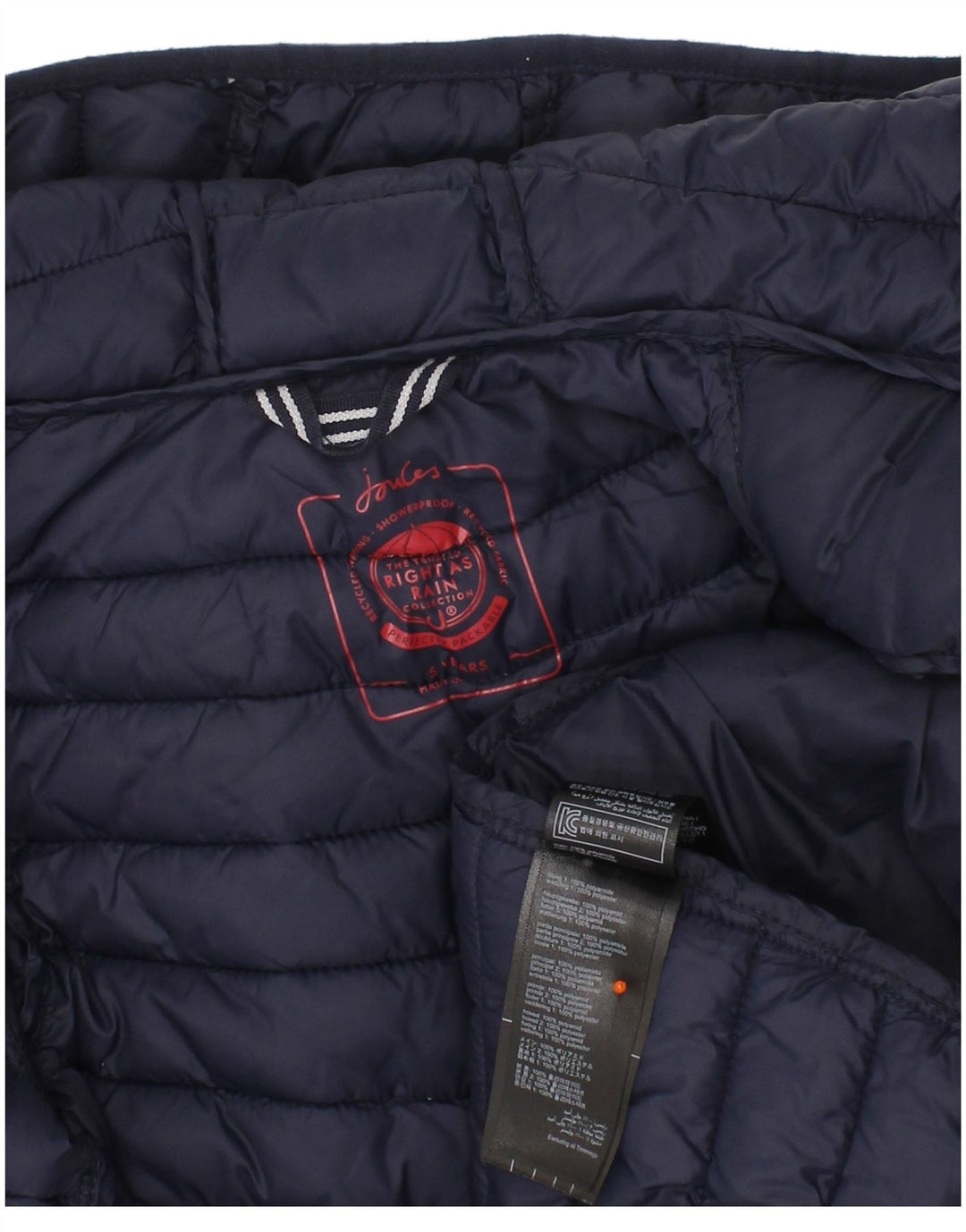 Joules drenge polstret jakke 4-5 år Grøn Colourblock Polyamid