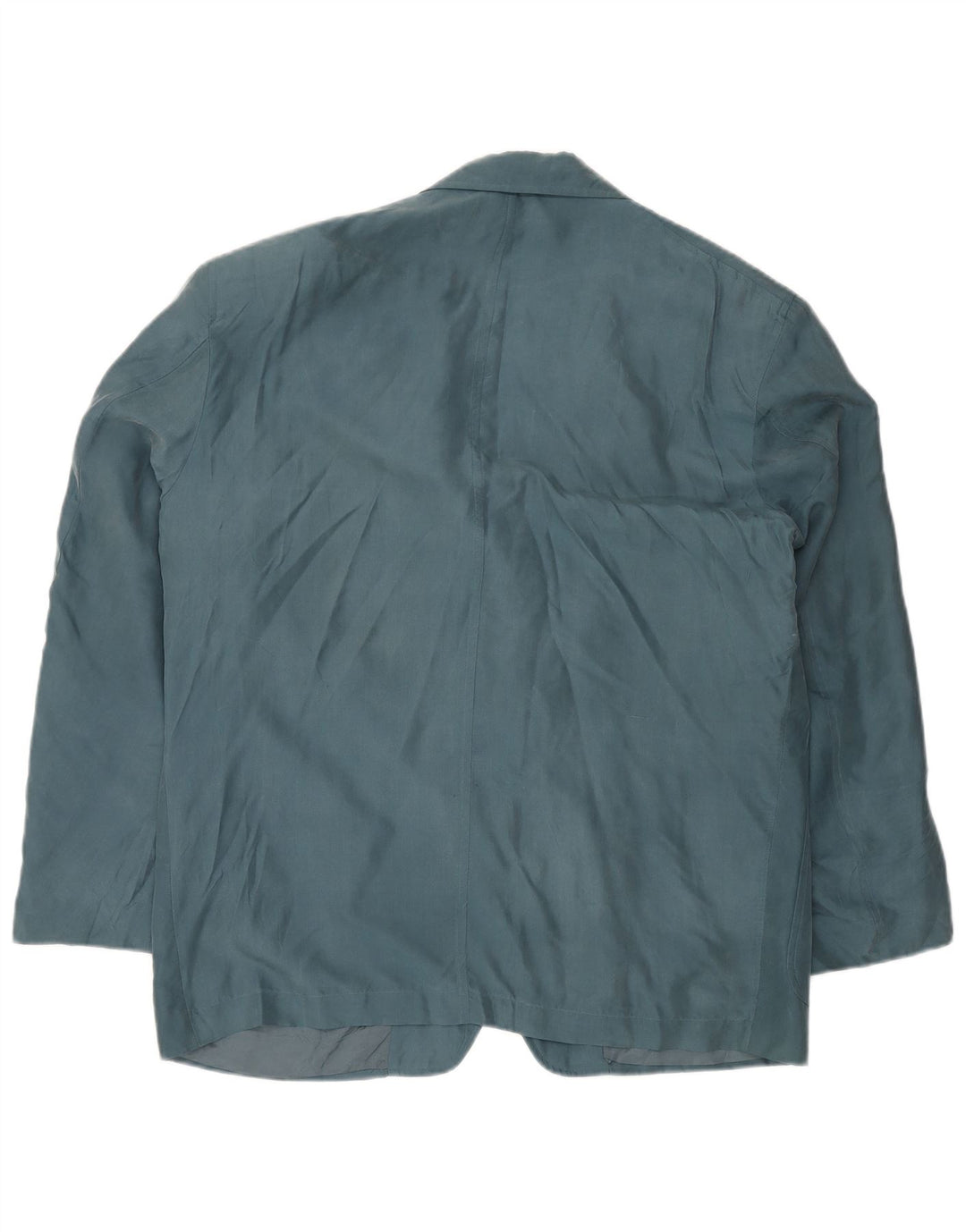 TRUSSARDI Herre 2-knaps blazerjakke IT 54 2XL Blå Silke