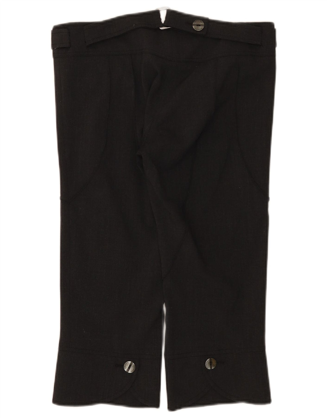 Patrizia Pepe Dame Capri Bukser IT 42 Medium W30 L19 Grå Uld